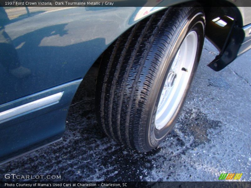 Dark Tourmaline Metallic / Gray 1997 Ford Crown Victoria