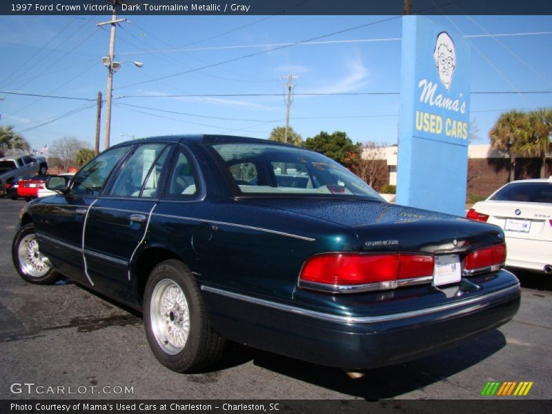 Dark Tourmaline Metallic / Gray 1997 Ford Crown Victoria