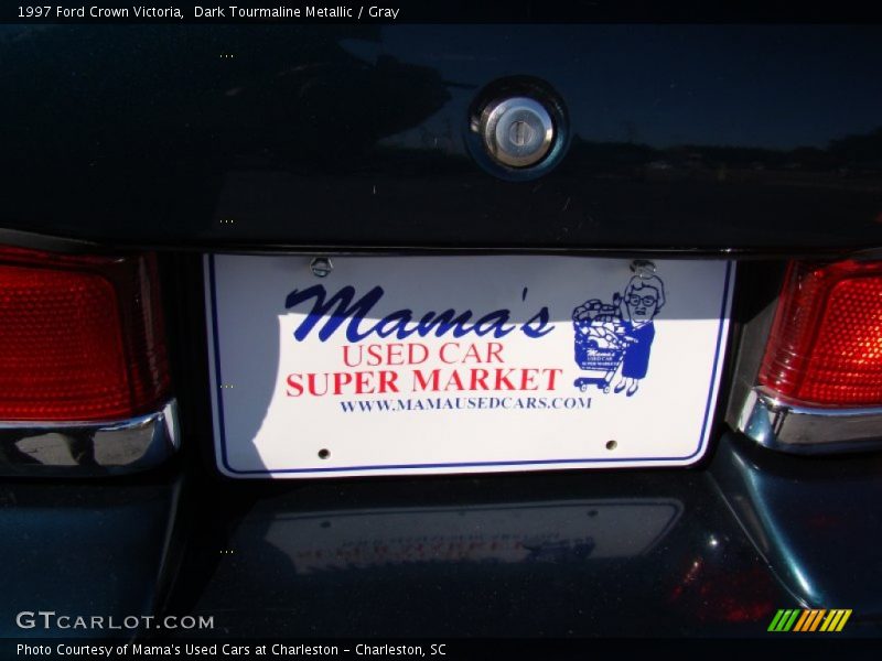 Dark Tourmaline Metallic / Gray 1997 Ford Crown Victoria