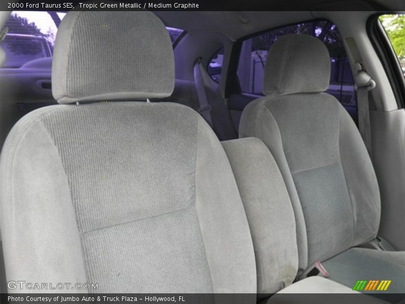 Tropic Green Metallic / Medium Graphite 2000 Ford Taurus SES