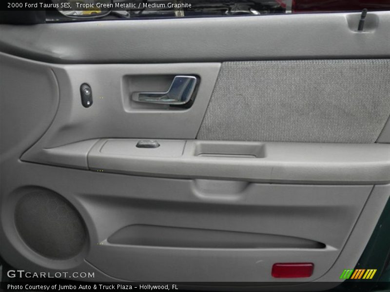Tropic Green Metallic / Medium Graphite 2000 Ford Taurus SES
