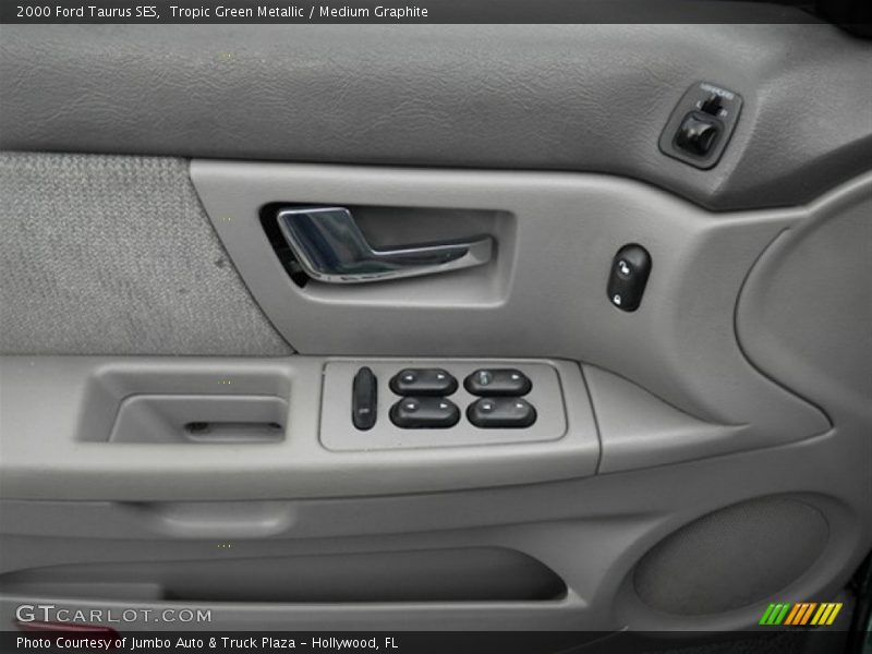 Tropic Green Metallic / Medium Graphite 2000 Ford Taurus SES