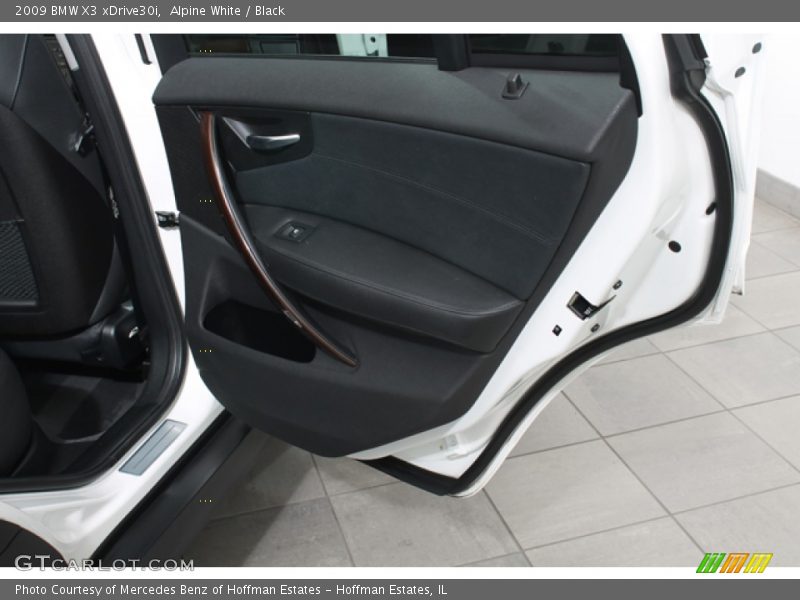 Alpine White / Black 2009 BMW X3 xDrive30i