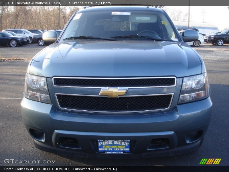 Blue Granite Metallic / Ebony 2011 Chevrolet Avalanche LS 4x4