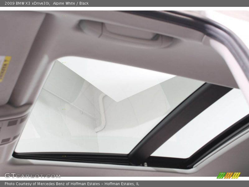 Alpine White / Black 2009 BMW X3 xDrive30i