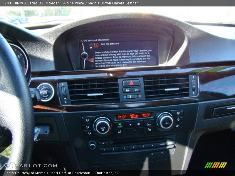 Alpine White / Saddle Brown Dakota Leather 2011 BMW 3 Series 335d Sedan