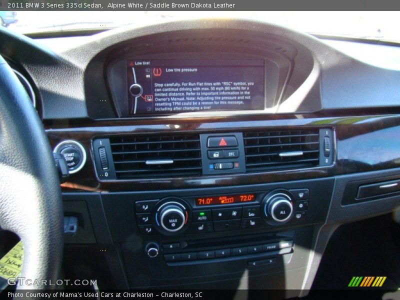 Alpine White / Saddle Brown Dakota Leather 2011 BMW 3 Series 335d Sedan