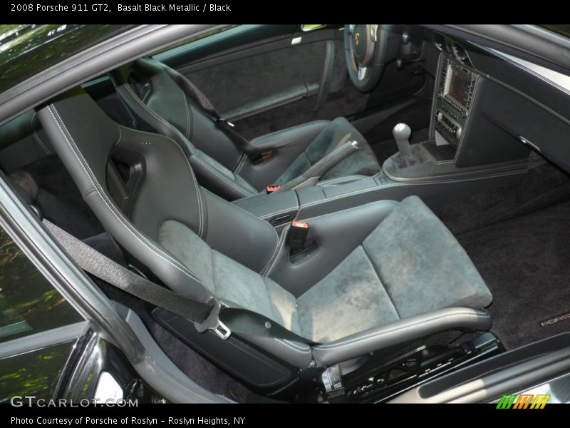 Basalt Black Metallic / Black 2008 Porsche 911 GT2