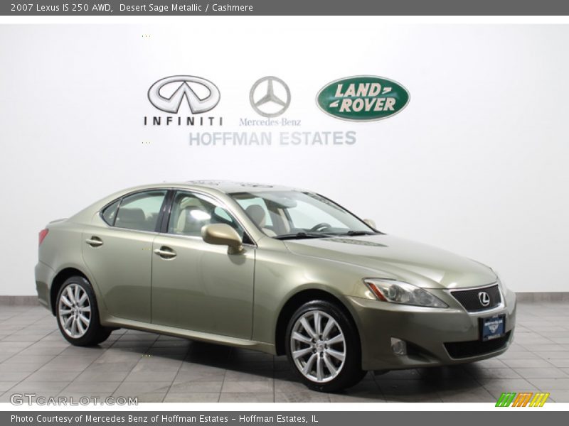 Desert Sage Metallic / Cashmere 2007 Lexus IS 250 AWD