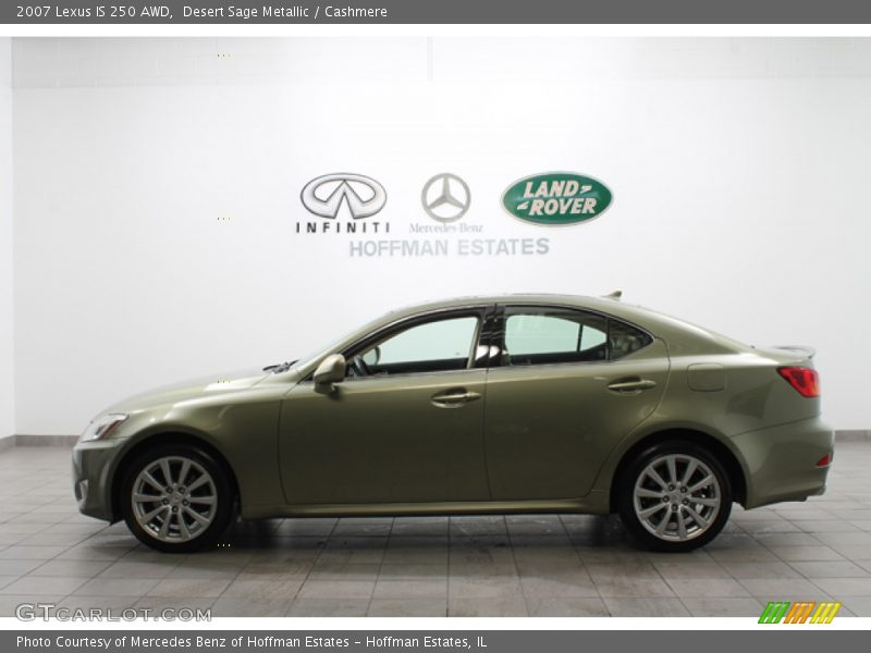 Desert Sage Metallic / Cashmere 2007 Lexus IS 250 AWD