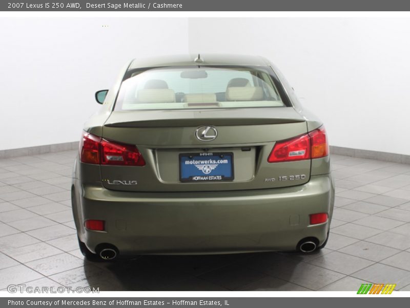 Desert Sage Metallic / Cashmere 2007 Lexus IS 250 AWD