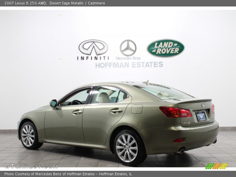 Desert Sage Metallic / Cashmere 2007 Lexus IS 250 AWD