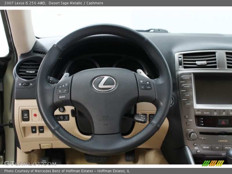 Desert Sage Metallic / Cashmere 2007 Lexus IS 250 AWD