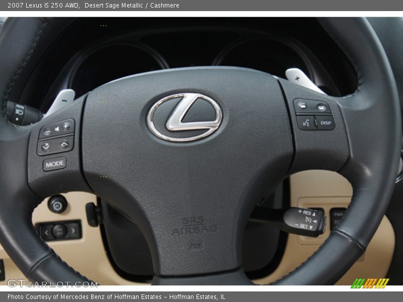 Desert Sage Metallic / Cashmere 2007 Lexus IS 250 AWD