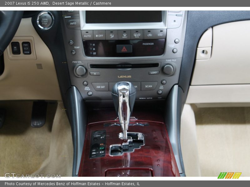 Desert Sage Metallic / Cashmere 2007 Lexus IS 250 AWD