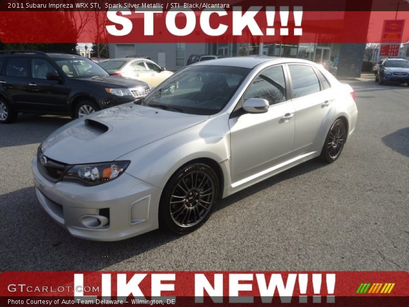 Spark Silver Metallic / STI  Black/Alcantara 2011 Subaru Impreza WRX STi