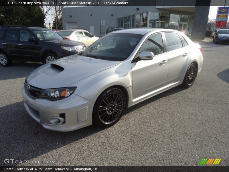 Spark Silver Metallic / STI  Black/Alcantara 2011 Subaru Impreza WRX STi