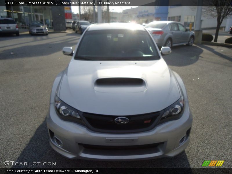 Spark Silver Metallic / STI  Black/Alcantara 2011 Subaru Impreza WRX STi