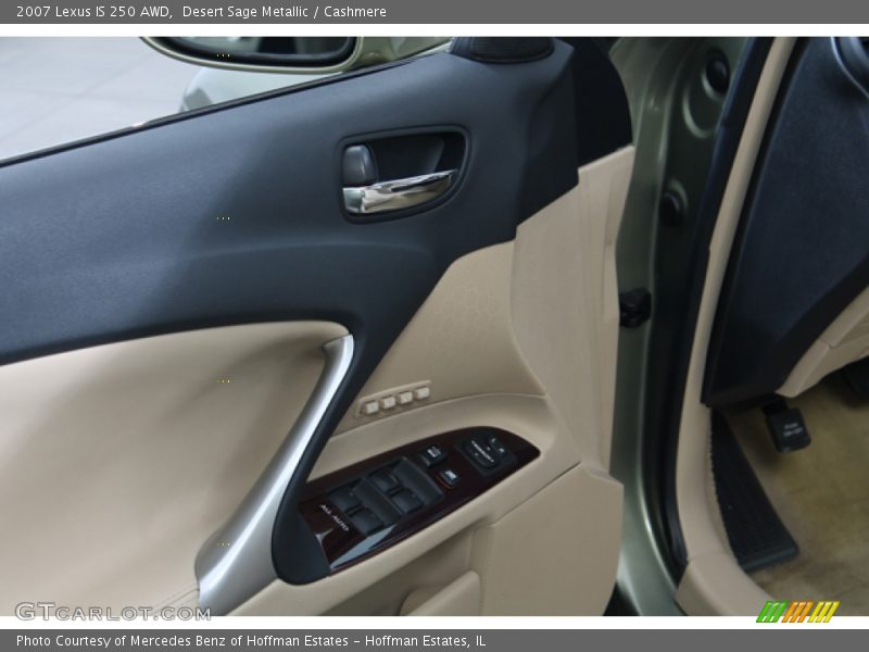 Desert Sage Metallic / Cashmere 2007 Lexus IS 250 AWD