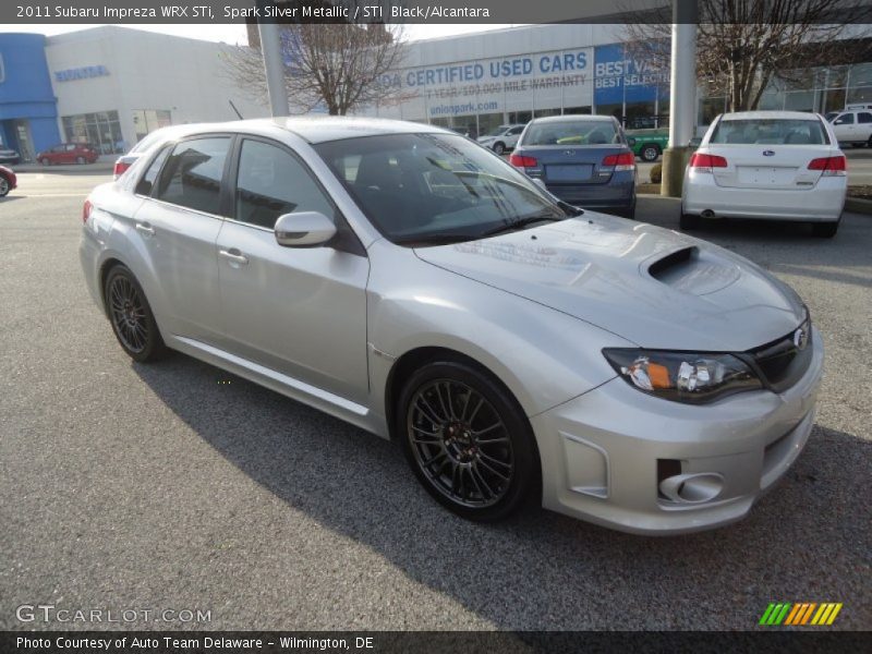 Spark Silver Metallic / STI  Black/Alcantara 2011 Subaru Impreza WRX STi