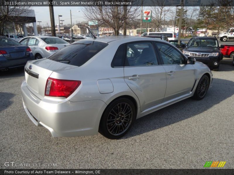 Spark Silver Metallic / STI  Black/Alcantara 2011 Subaru Impreza WRX STi