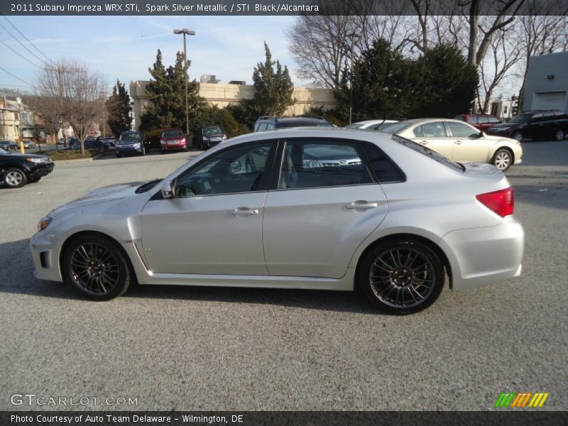 Spark Silver Metallic / STI  Black/Alcantara 2011 Subaru Impreza WRX STi
