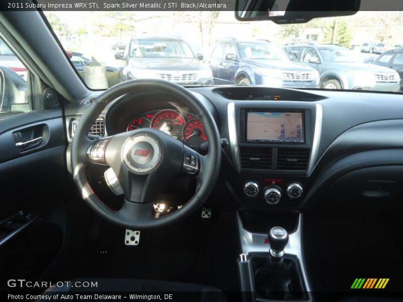 Spark Silver Metallic / STI  Black/Alcantara 2011 Subaru Impreza WRX STi