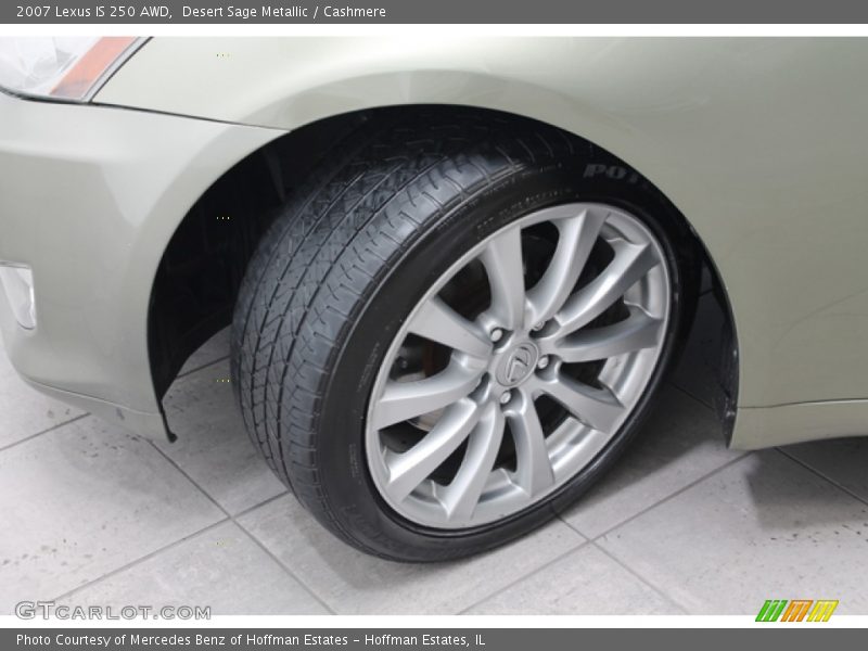 Desert Sage Metallic / Cashmere 2007 Lexus IS 250 AWD