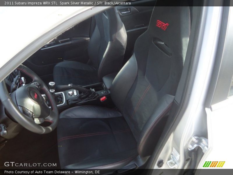 Spark Silver Metallic / STI  Black/Alcantara 2011 Subaru Impreza WRX STi