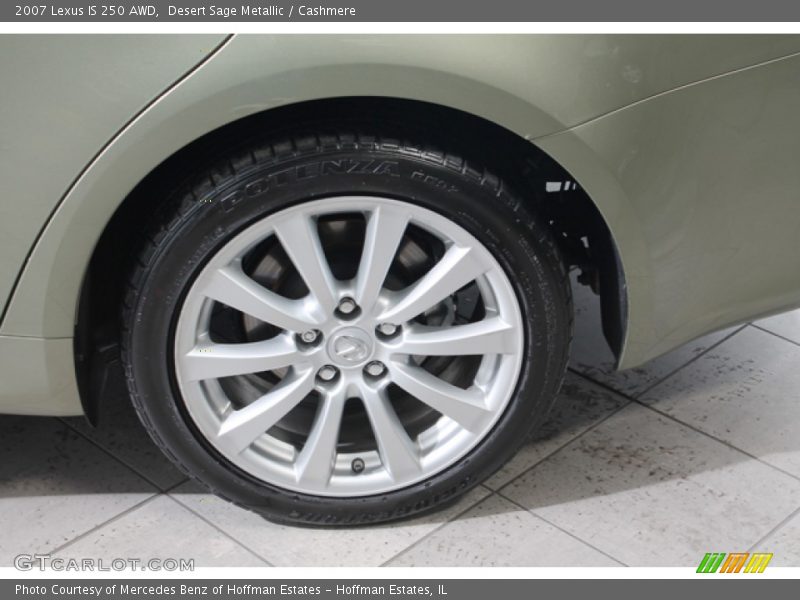 Desert Sage Metallic / Cashmere 2007 Lexus IS 250 AWD