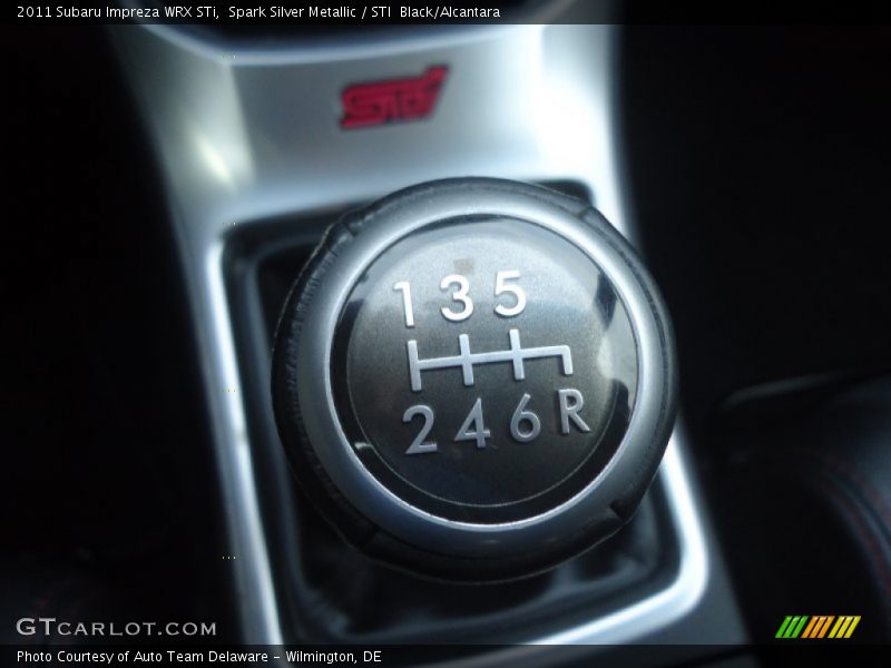 Spark Silver Metallic / STI  Black/Alcantara 2011 Subaru Impreza WRX STi