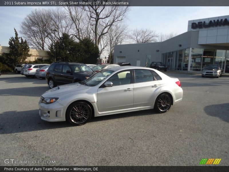 Spark Silver Metallic / STI  Black/Alcantara 2011 Subaru Impreza WRX STi
