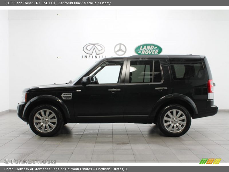 Santorini Black Metallic / Ebony 2012 Land Rover LR4 HSE LUX