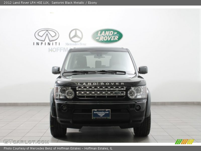 Santorini Black Metallic / Ebony 2012 Land Rover LR4 HSE LUX