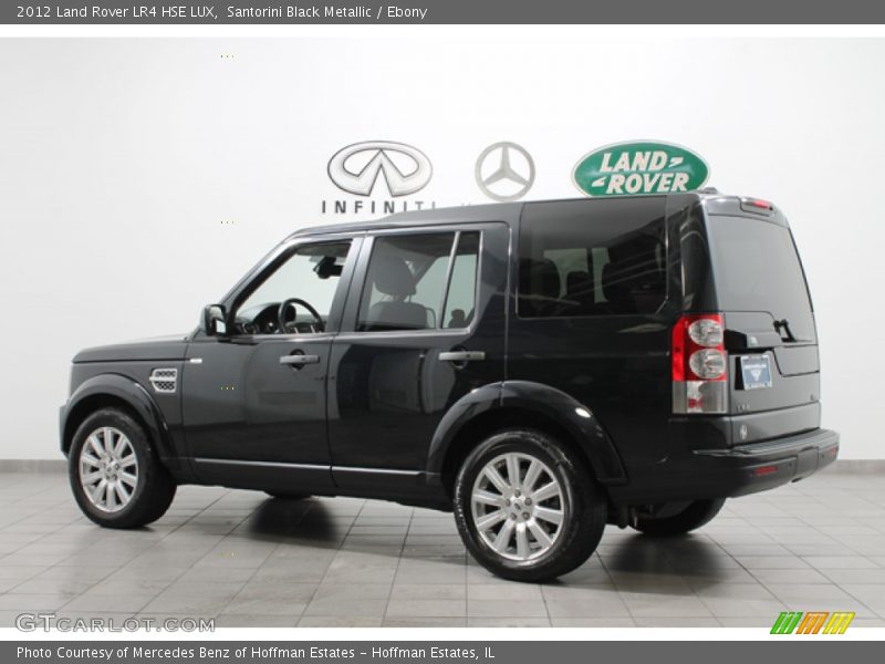 Santorini Black Metallic / Ebony 2012 Land Rover LR4 HSE LUX