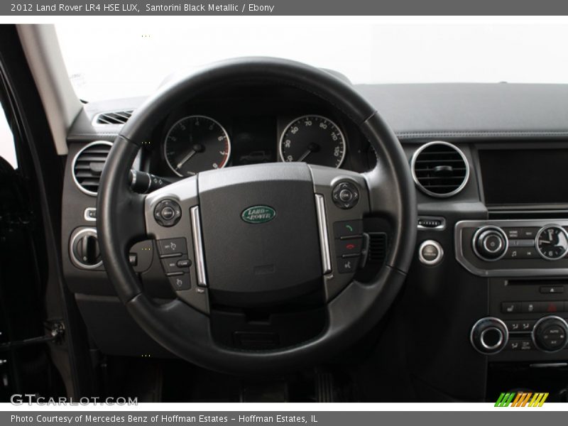 Santorini Black Metallic / Ebony 2012 Land Rover LR4 HSE LUX