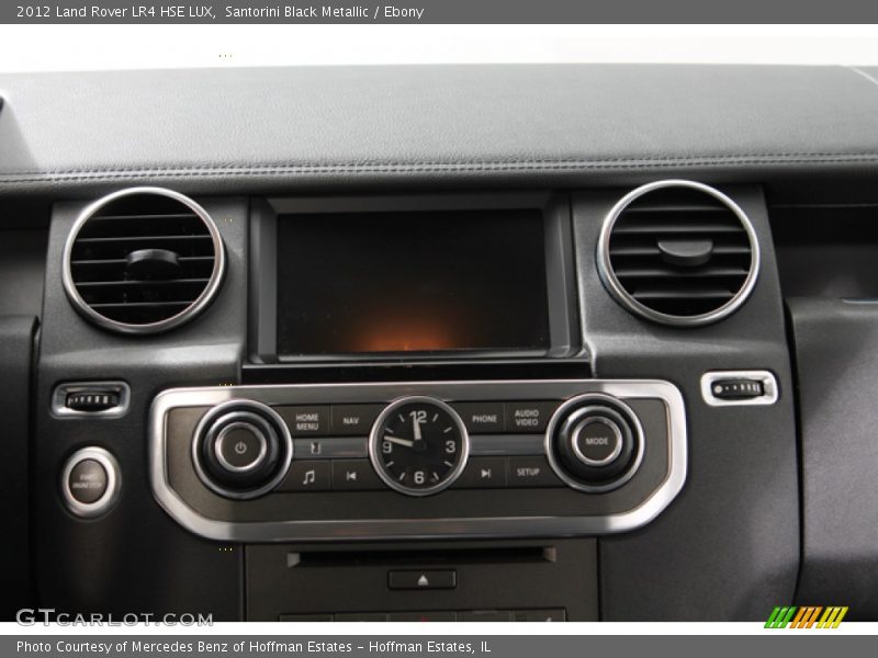 Santorini Black Metallic / Ebony 2012 Land Rover LR4 HSE LUX