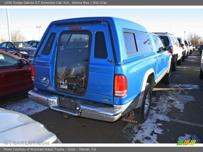Intense Blue / Mist Gray 1998 Dodge Dakota SLT Extended Cab 4x4