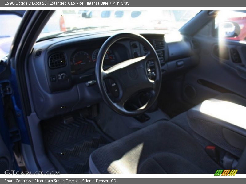 Intense Blue / Mist Gray 1998 Dodge Dakota SLT Extended Cab 4x4