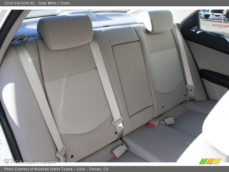 Clear White / Stone 2010 Kia Forte EX
