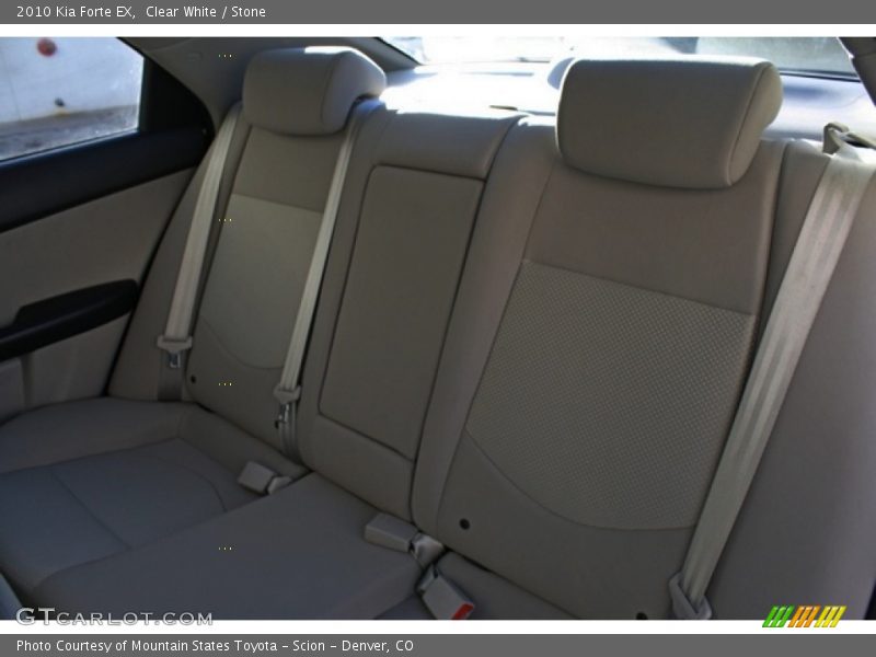 Clear White / Stone 2010 Kia Forte EX