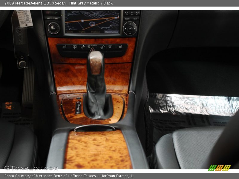 Flint Grey Metallic / Black 2009 Mercedes-Benz E 350 Sedan