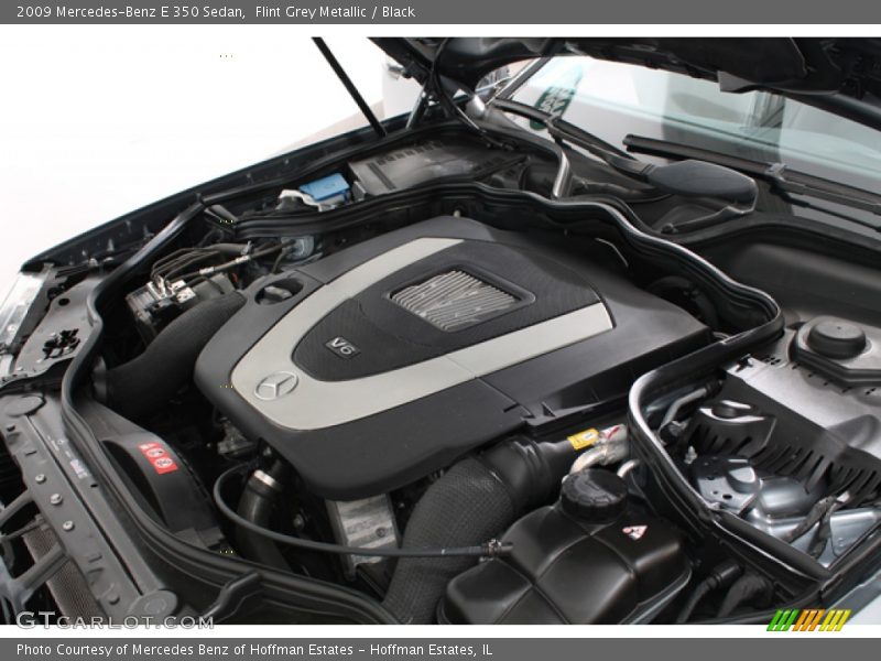 Flint Grey Metallic / Black 2009 Mercedes-Benz E 350 Sedan