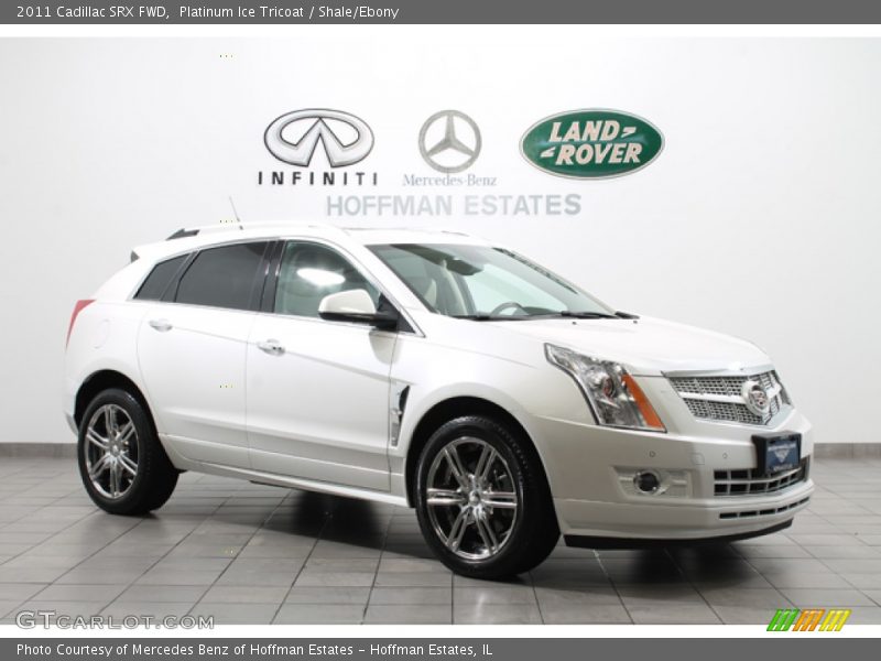 Platinum Ice Tricoat / Shale/Ebony 2011 Cadillac SRX FWD