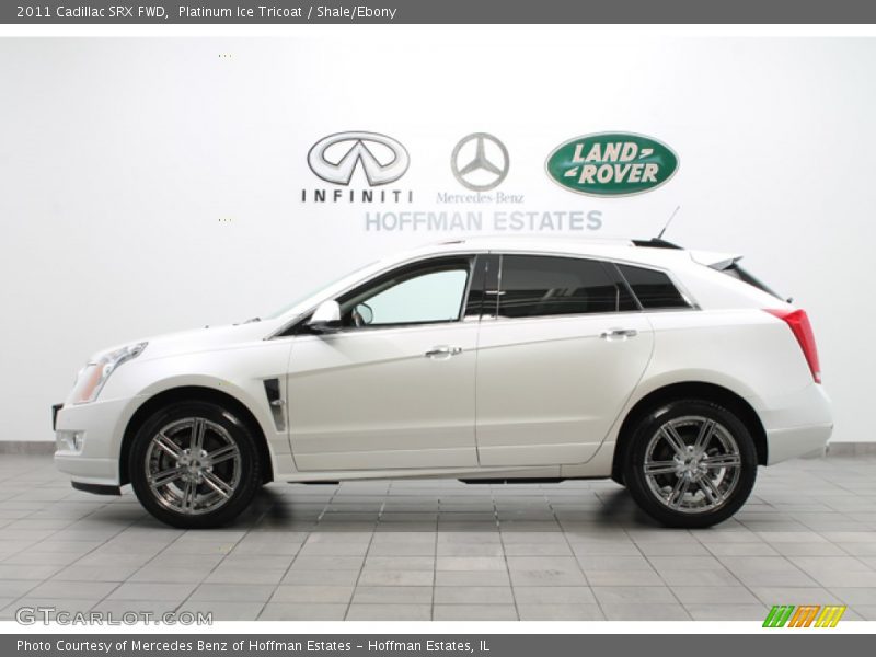 Platinum Ice Tricoat / Shale/Ebony 2011 Cadillac SRX FWD