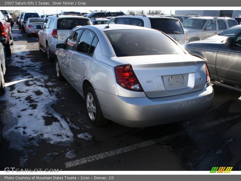 Silver Nickel / Gray 2007 Saturn ION 2 Sedan