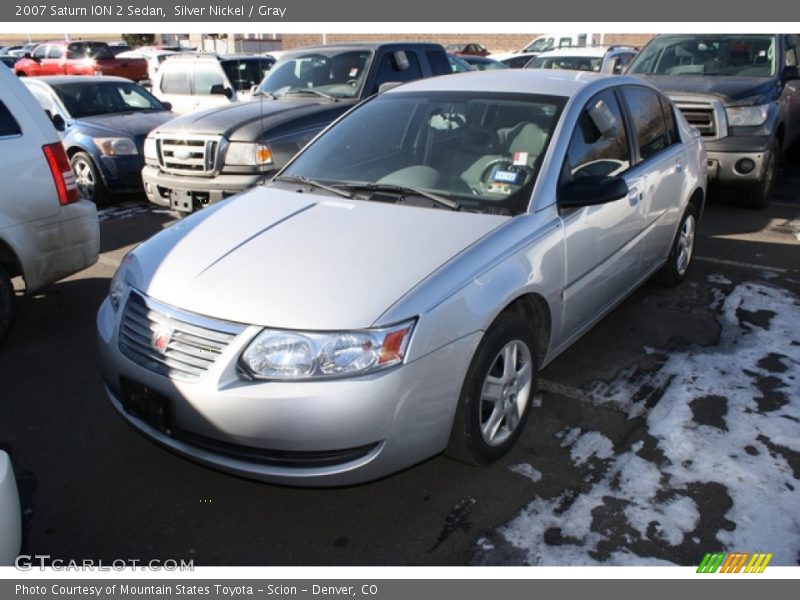 Silver Nickel / Gray 2007 Saturn ION 2 Sedan