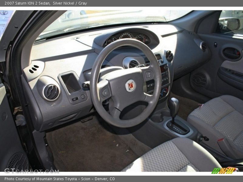 Silver Nickel / Gray 2007 Saturn ION 2 Sedan