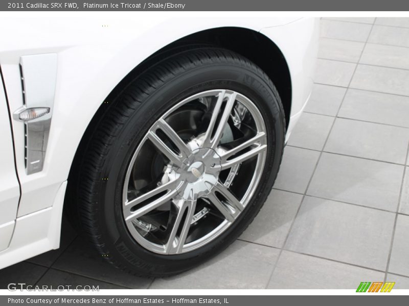 Platinum Ice Tricoat / Shale/Ebony 2011 Cadillac SRX FWD