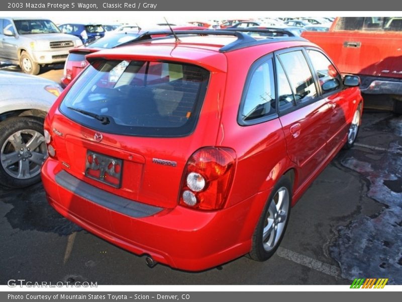 Classic Red / Gray 2003 Mazda Protege 5 Wagon